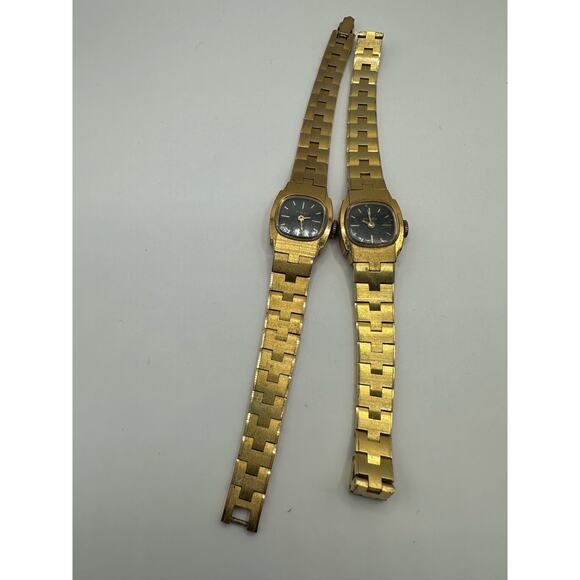 Vintage Timex Great Britian 18mm Manual Wind Watch Gold Plated set 2 main image 9